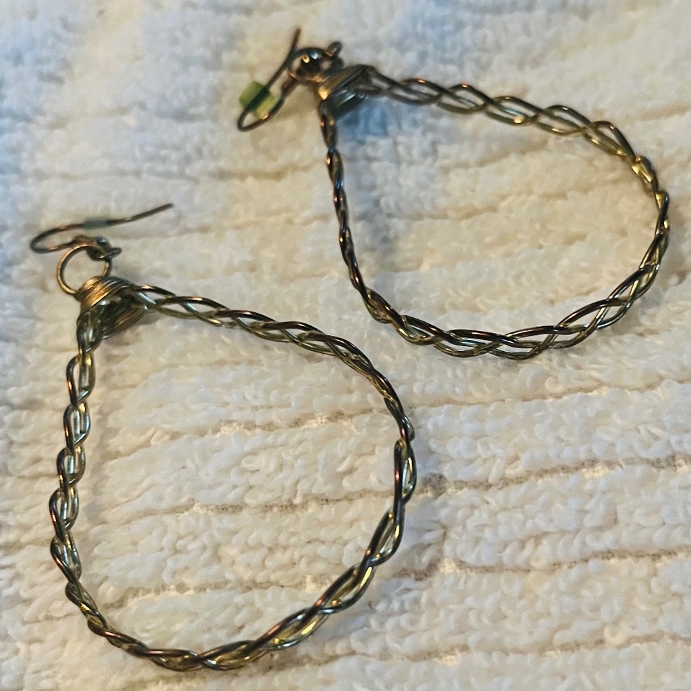 🌟 Noonday Collection Braided Teardrop Earrings - Boho Chic Beauty! 🌟